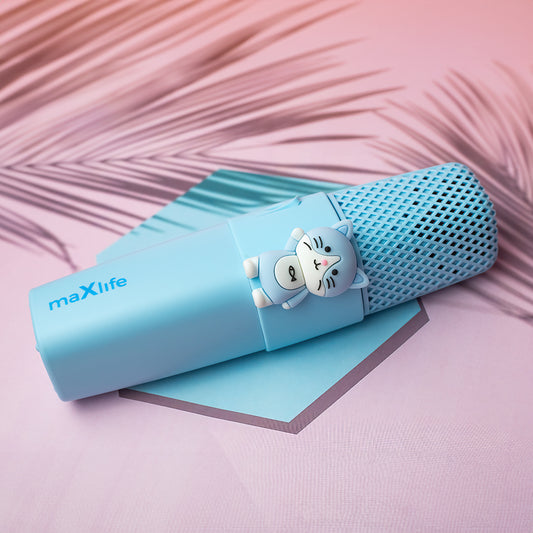 MaXlife Animal MXBM-500 Microfono Bluetooth, blu