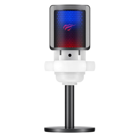 Microfono Cardioide HAVIT GK50, RGB, USB-C, 1.8m, Nero