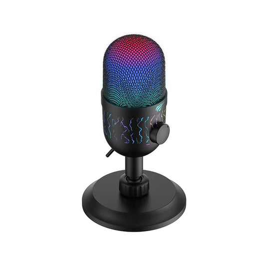 Microfono Gaming HAVIT GK52, RGB, USB-A, 1.8m, Nero