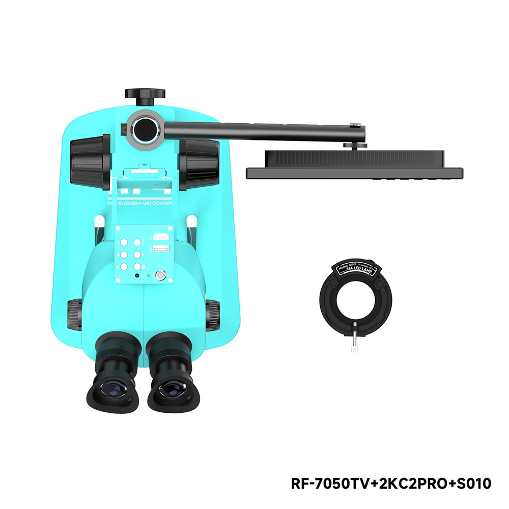Microscopio con Monitor e Telecamera RF4 RF-7050TV + 2KC2PRO + S010