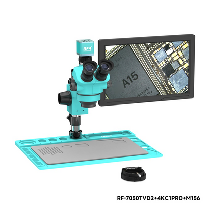 Microscopio con Monitor e Camera RF4 RF-7050TVD2 + 4KC1PRO + M156