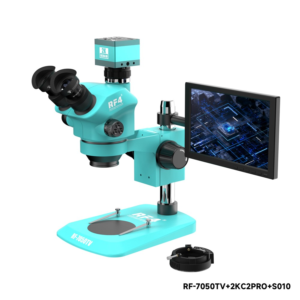 Microscopio con Monitor e Telecamera RF4 RF-7050TV + 2KC2PRO + S010