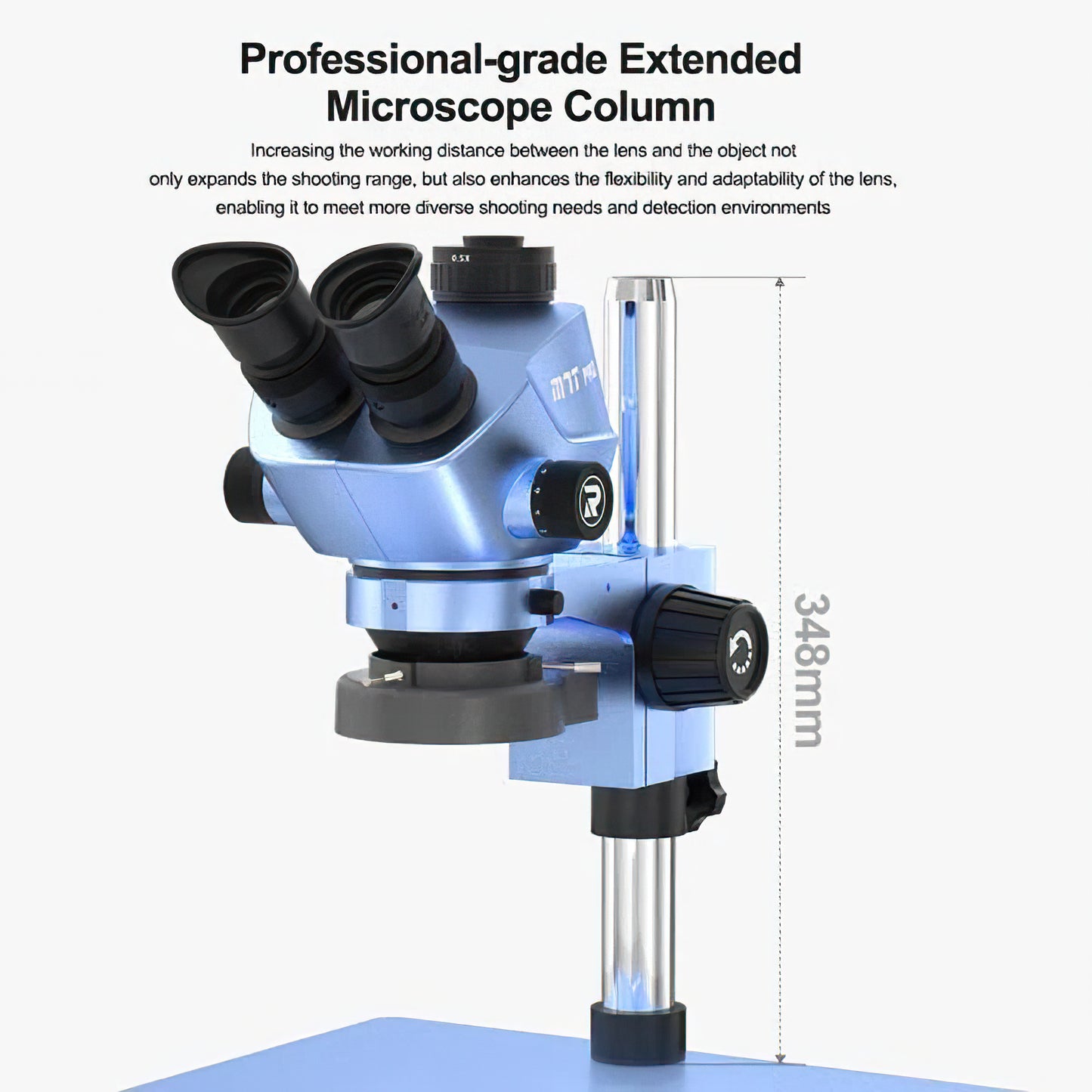Microscopio Relife RL-M7T Pro, Blu