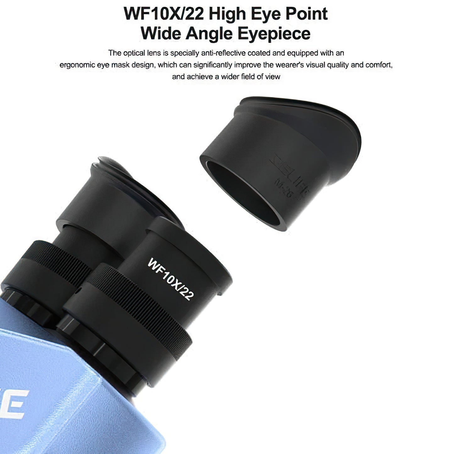 Microscopio Relife RL-M7T Pro, Blu