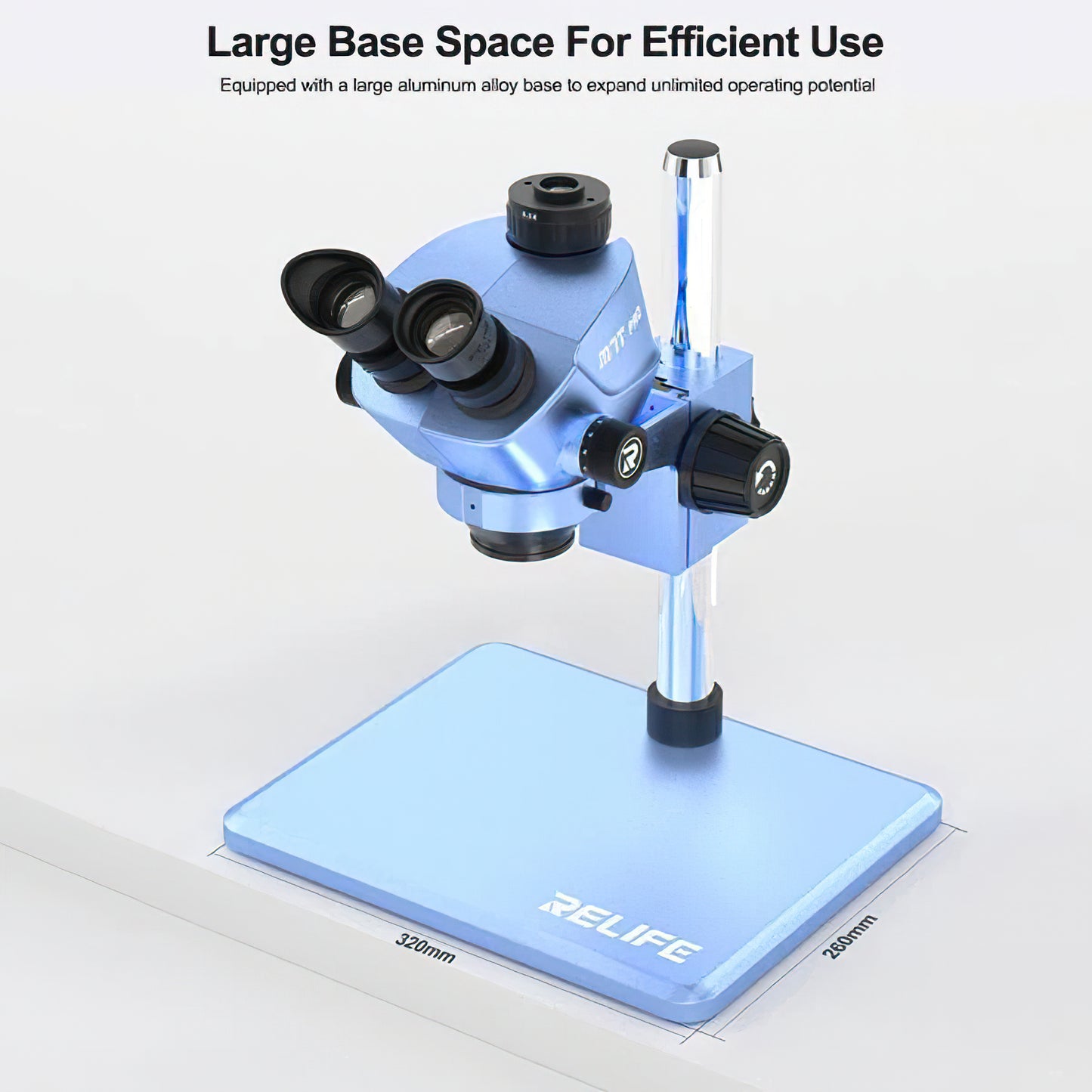 Microscopio Relife RL-M7T Pro, Blu