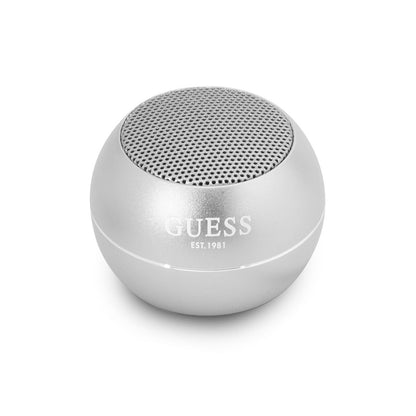 Cassa Portatile Bluetooth Guess, 3W, Argento