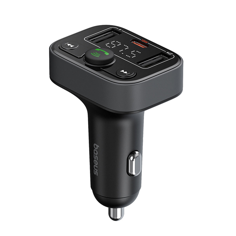 Modulatore FM Bluetooth Baseus S-09 Lite, 2 x USB-A - 1 x USB-C C10762300113-00