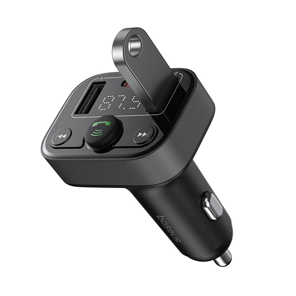 Modulatore FM Bluetooth Baseus S-09 Lite, 2 x USB-A - 1 x USB-C C10762300113-00