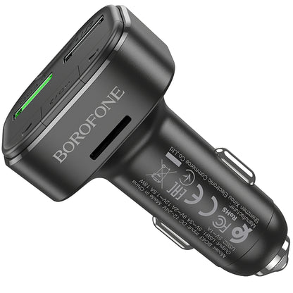Modulatore FM Bluetooth Borofone BC43 Flash, 2 x USB-A - 1 x microSD