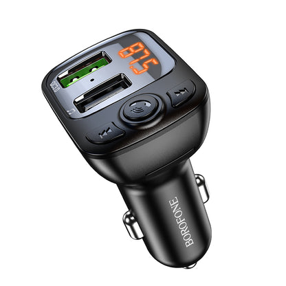 Modulatore FM Bluetooth Borofone BC41 Eminency, 2 x USB-A - 1 x microSD