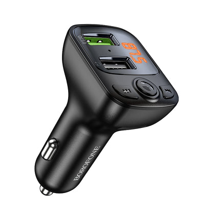 Modulatore FM Bluetooth Borofone BC41 Eminency, 2 x USB-A - 1 x microSD