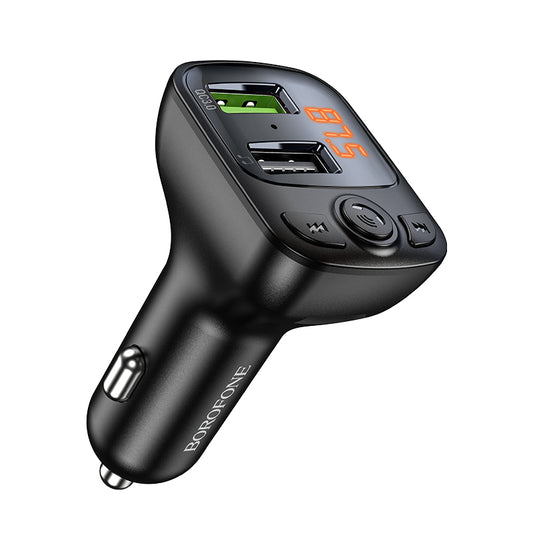 Modulatore FM Bluetooth Borofone BC41 Eminency, 2 x USB-A - 1 x microSD