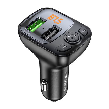 Modulatore FM Bluetooth Borofone BC41 Eminency, 2 x USB-A - 1 x microSD