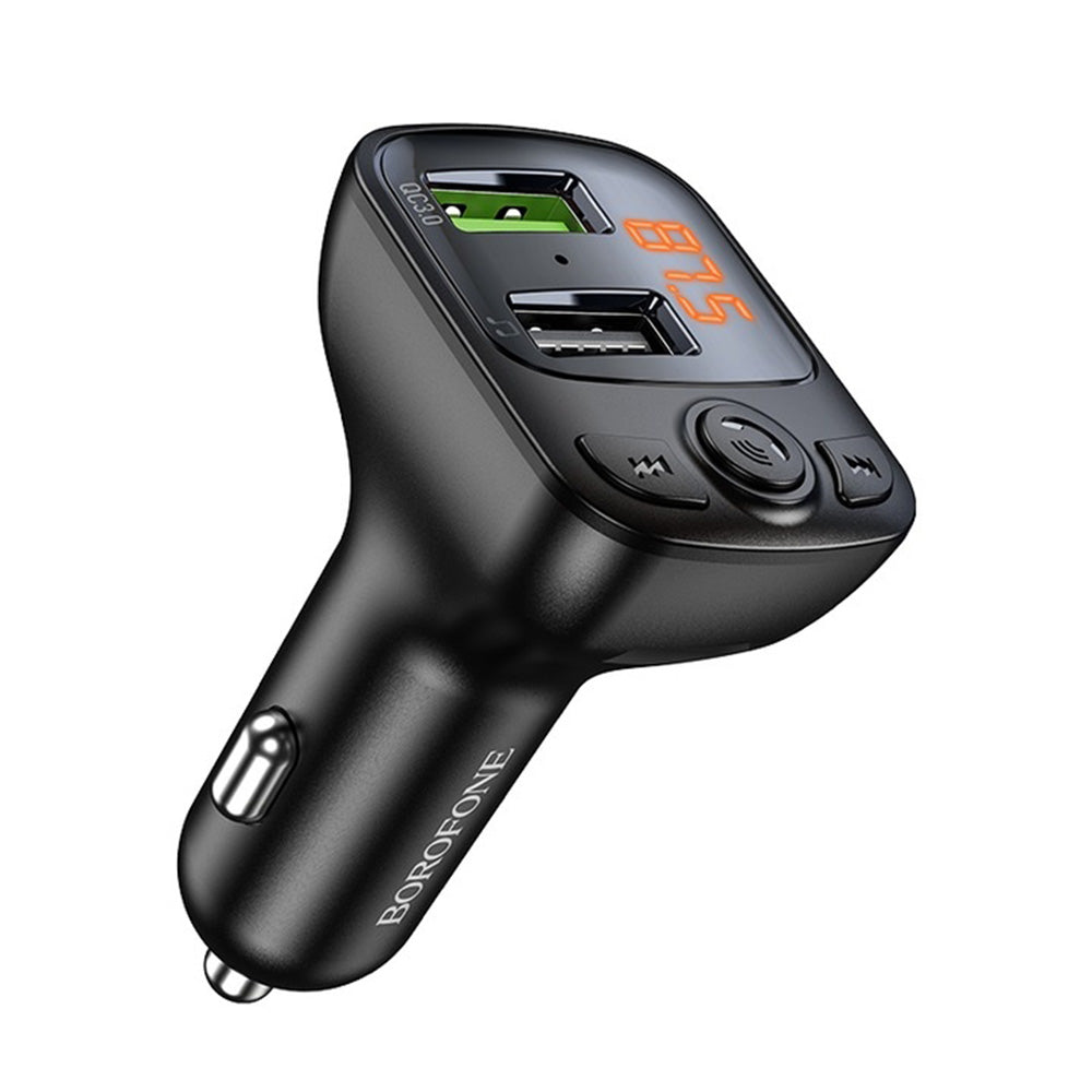 Modulatore FM Bluetooth Borofone BC41 Eminency, 2 x USB-A - 1 x microSD