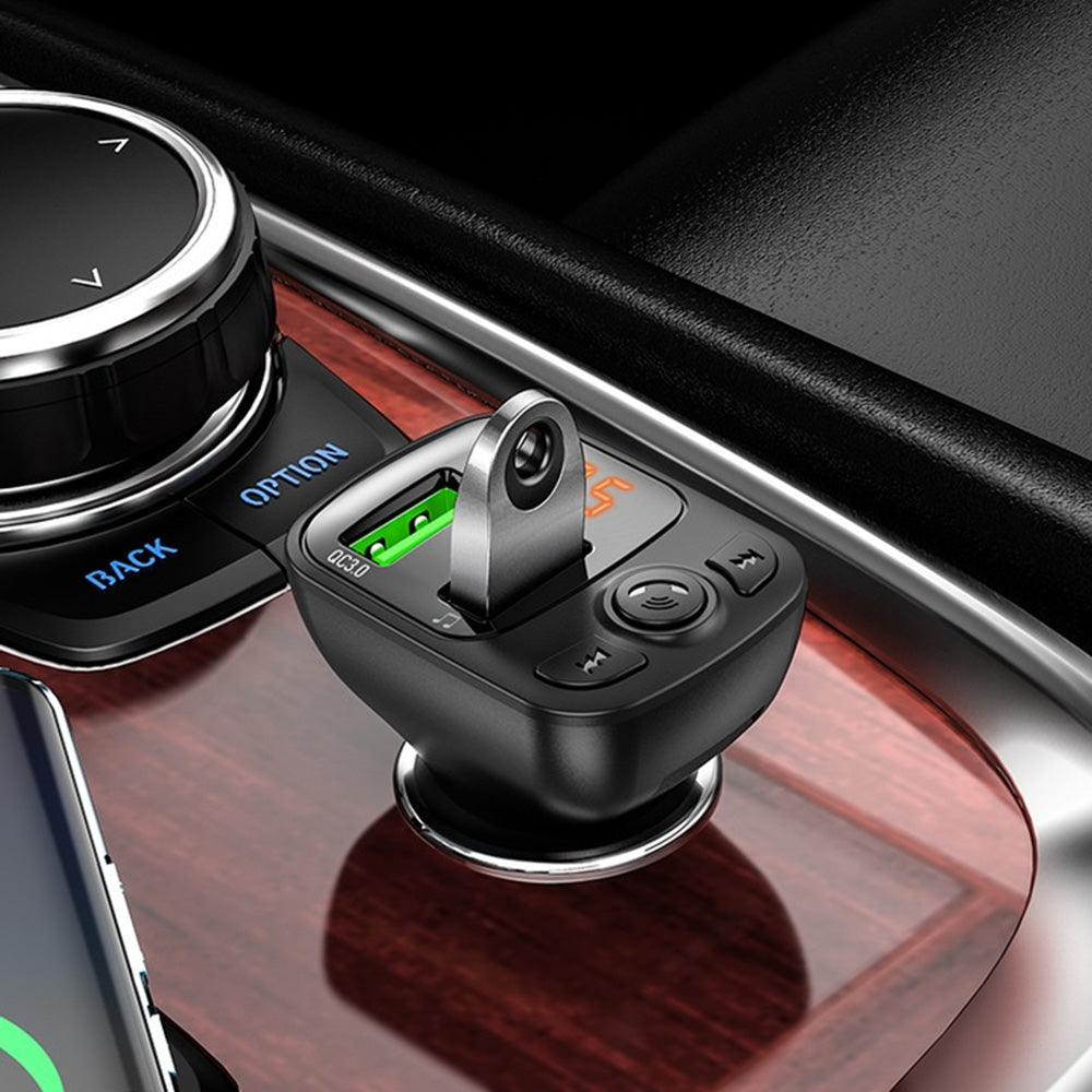Modulatore FM Bluetooth Borofone BC41 Eminency, 2 x USB-A - 1 x microSD