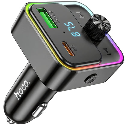 HOCO E81 Bluetooth FM Modulator, 1 x USB-A - 1 x USB-C