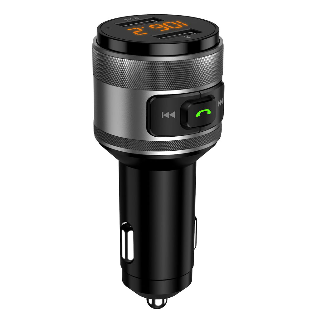 Modulatore FM Bluetooth Techsuit VoltTune, 2 x USB-A