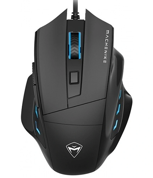 Wired USB Gaming Mouse Machenike M3, RGB, 3200DPI, Black