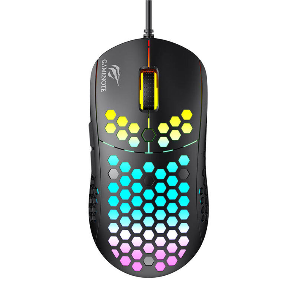 Mouse Gaming Cablato USB HAVIT MS1032, RGB, 800DPI - 6400DPI, Nero