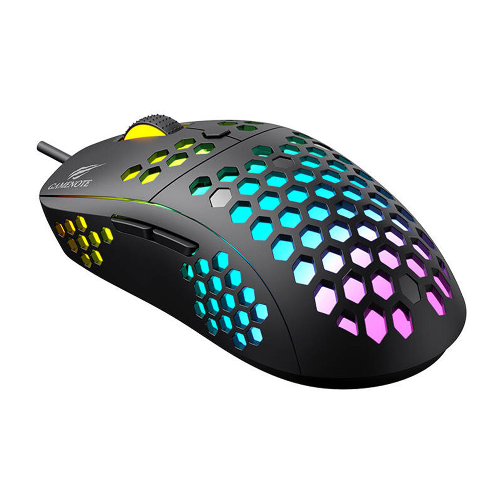 Mouse Gaming Cablato USB HAVIT MS1032, RGB, 800DPI - 6400DPI, Nero