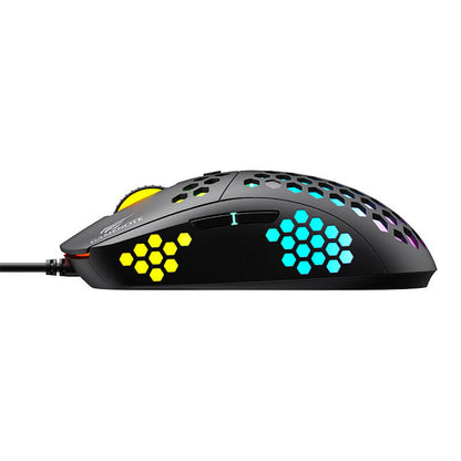Mouse Gaming Cablato USB HAVIT MS1032, RGB, 800DPI - 6400DPI, Nero