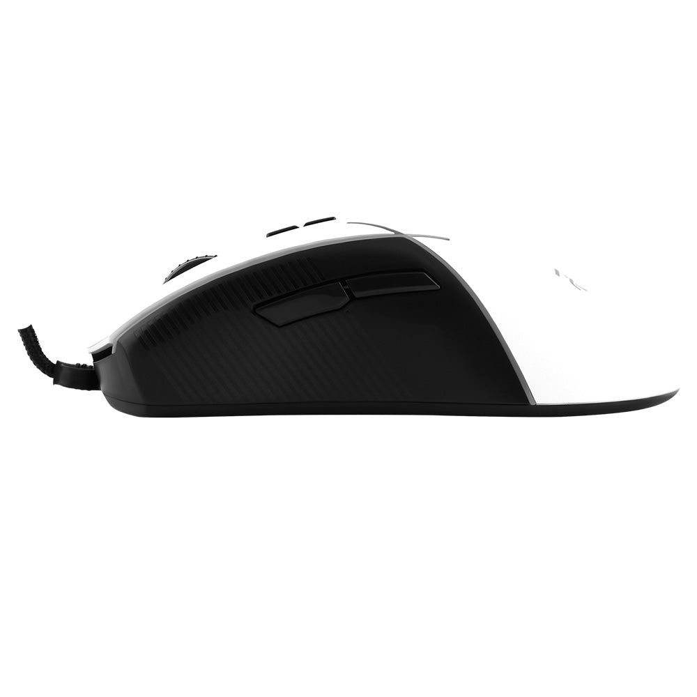 Mouse Gaming Cablato USB Proove Defiant, RGB, 7200DPI, Bianco CMDE00000101