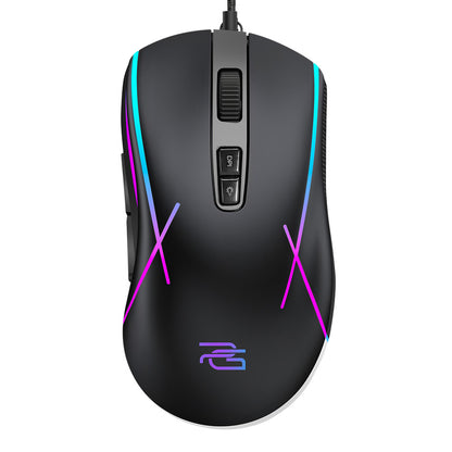 Mouse Gaming Cablato USB Proove Defiant, RGB, 7200DPI, Nero CMDE00000102