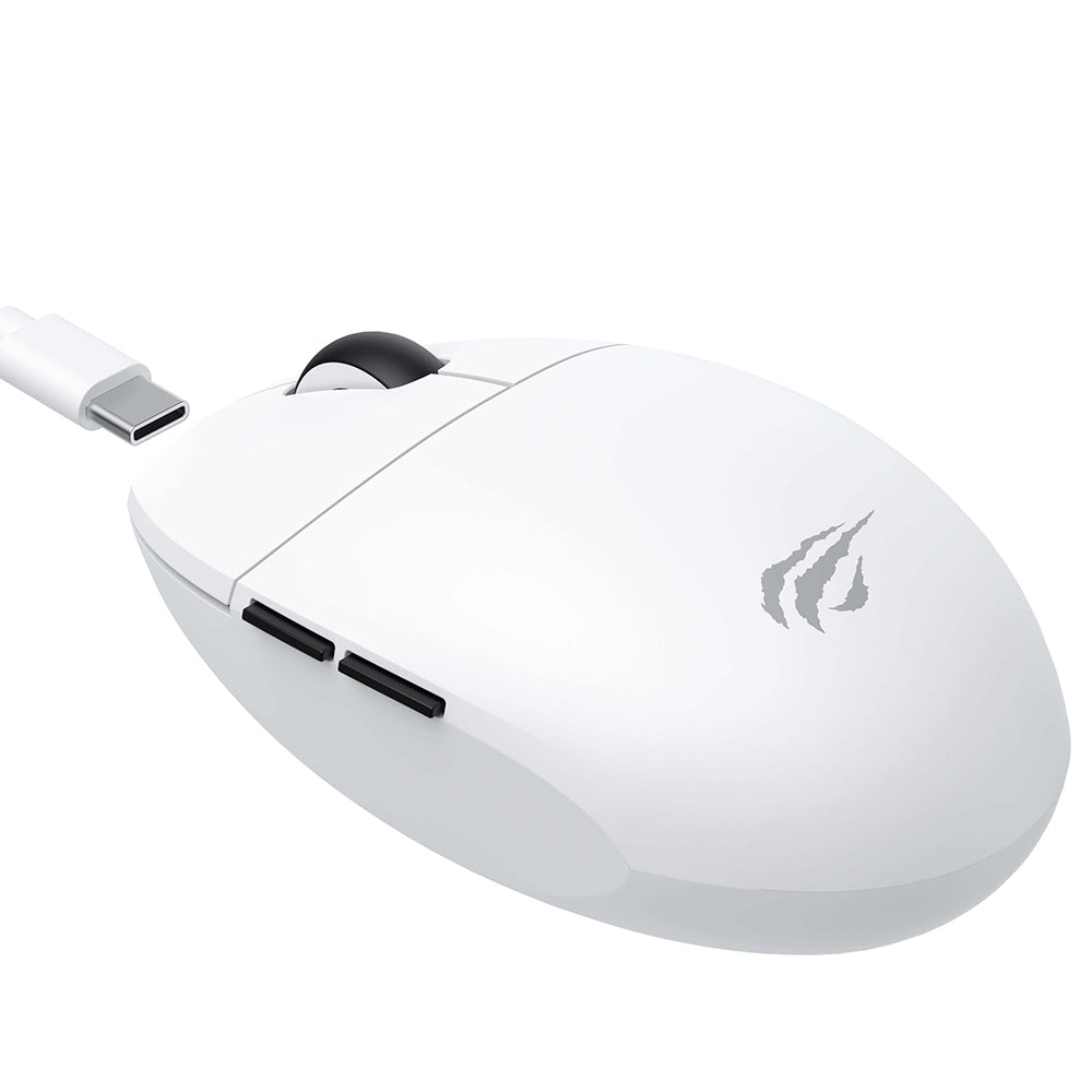 Mouse Gaming Wireless HAVIT MS1039W, 800DPI - 7400DPI, Bianco