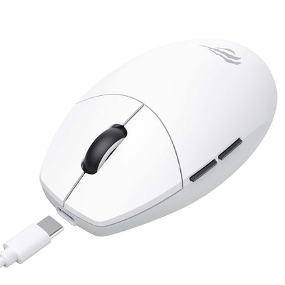 Mouse Gaming Wireless HAVIT MS1039W, 800DPI - 7400DPI, Wi-Fi / Cablato, Bianco