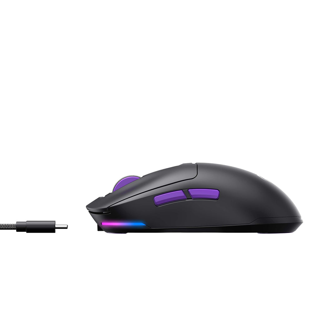 Mouse Gaming Wireless HAVIT MS969WB, RGB, 1000DPI - 16000DPI, BT / Wi-Fi / Cablato, Nero