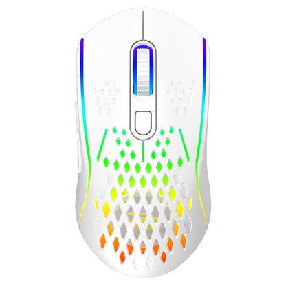 Mouse Gaming Wireless Proove Buzz, RGB, 800DPI - 4800DPI, Bianco WMBU00022402