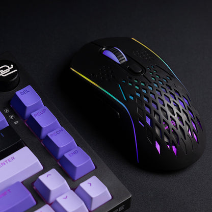 Mouse Gaming Wireless Proove Buzz, RGB, 800DPI - 4800DPI, Bianco WMBU00022402