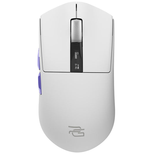 Mouse Gaming Wireless Proove Jester, 800DPI - 26000DPI, Display OLED, Bianco WMJS00022002