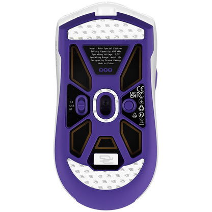 Mouse Gaming Wireless Proove Rate Special Edition, 800DPI - 12000DPI, Bianco CMRTWRS03002