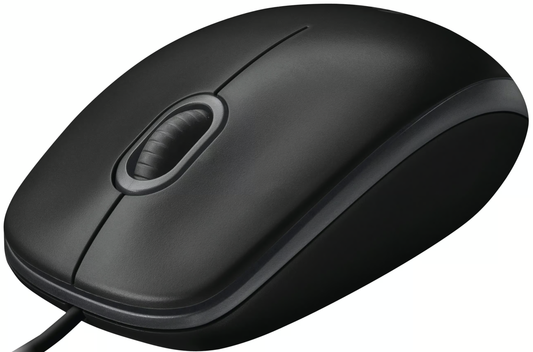 Mouse Wired USB Logitech B100, 1000DPI, Nero 910-003357
