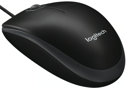Mouse Wired USB Logitech B100, 1000DPI, Nero 910-003357
