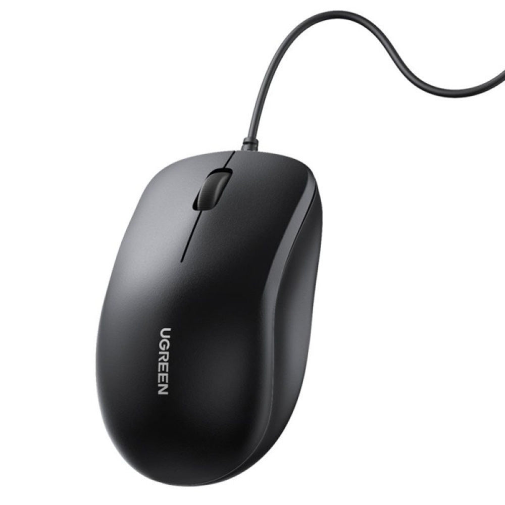 Mouse Wired USB UGREEN MU007, 1200DPI, 1.5m, Nero