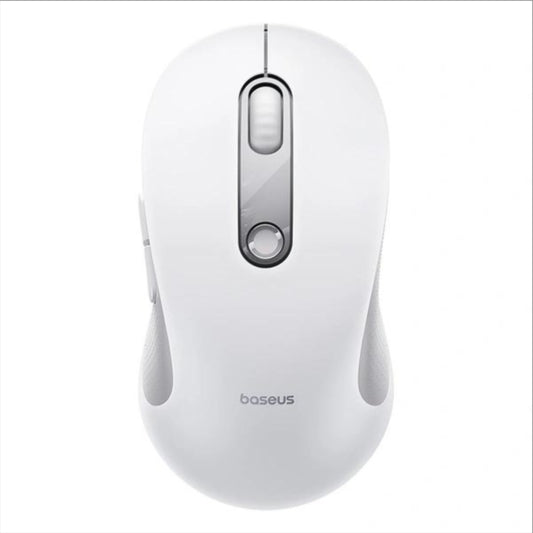 Baseus F02 Wireless Mouse, 1600DPI, BT / Wi-Fi, White B0203302
