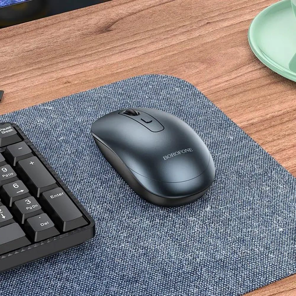 Wireless Mouse Borofone BG13 Winner, 1600DPI, Gray