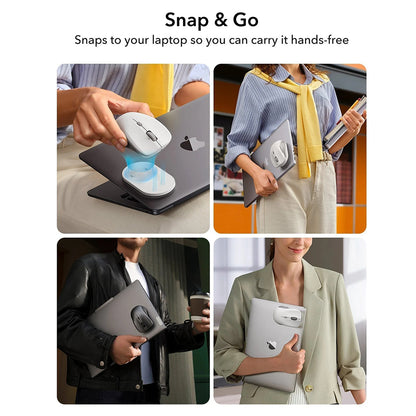 Mouse Wireless ESR MagMouse, 800DPI - 4800DPI, Nero