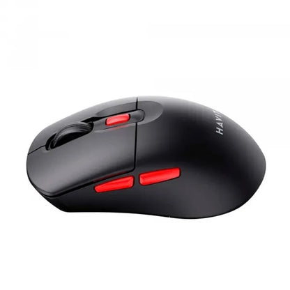 Mouse Wireless HAVIT MS59WB, 800DPI - 1600DPI, Nero Rosso