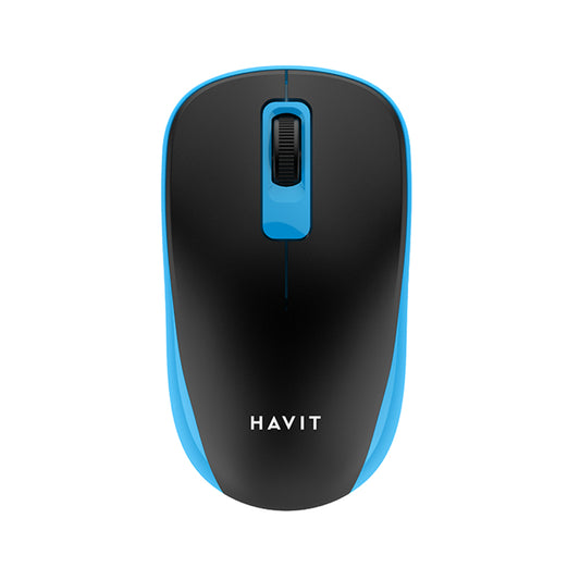 Mouse Wireless HAVIT MS626GT, 1200DPI, Nero Blu