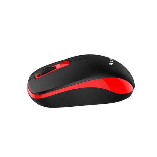 Mouse Wireless HAVIT MS626GT, 1200DPI, Nero Rosso