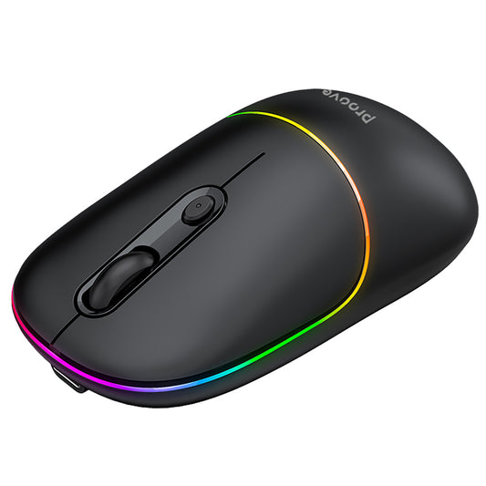 Mouse Wireless Proove Blink, RGB, 800DPI - 1600DPI, BT / Wi-Fi, Nero WMBL00002001