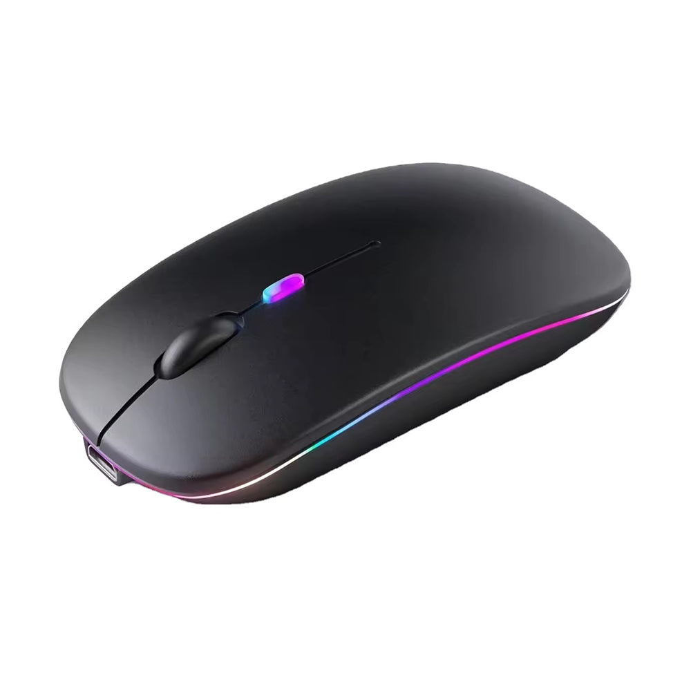 Mouse Wireless Techsuit M1, RGB, 1600DPI, Nero