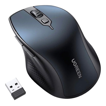 Mouse Wireless UGREEN MU101, 4000DPI, BT / Wi-Fi, Blu