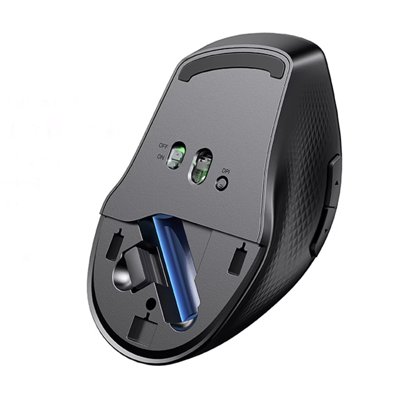 Mouse Wireless UGREEN MU101, 4000DPI, BT / Wi-Fi, Blu