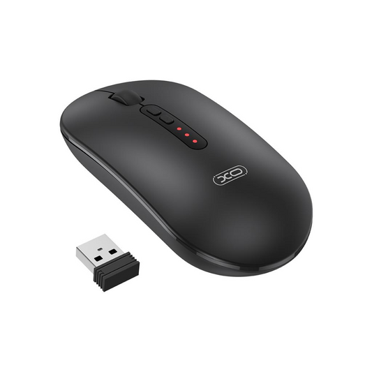 Mouse Wireless XO Design M13 Silent Tri-mode, 1600DPI, BT / Wi-Fi, Nero