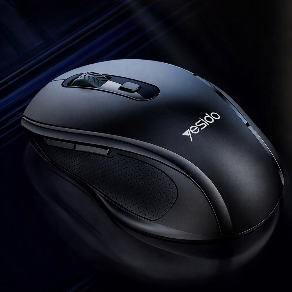 Mouse Wireless Yesido KB45, 800DPI - 1600DPI, Nero