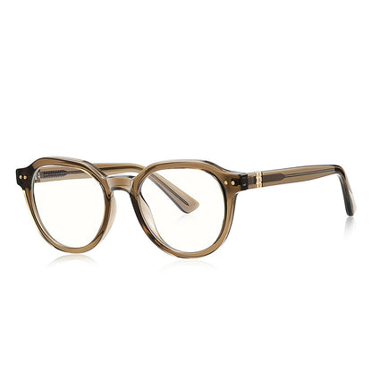 Occhiali Da Computer Uomo Techsuit 2228, Anti-Luce Blu, Marrone Chiaro